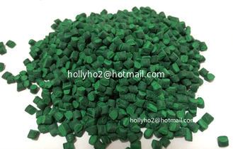 China Green Masterbatch with Polyethylyne As Carrier For Film Blowing or Injection supplier